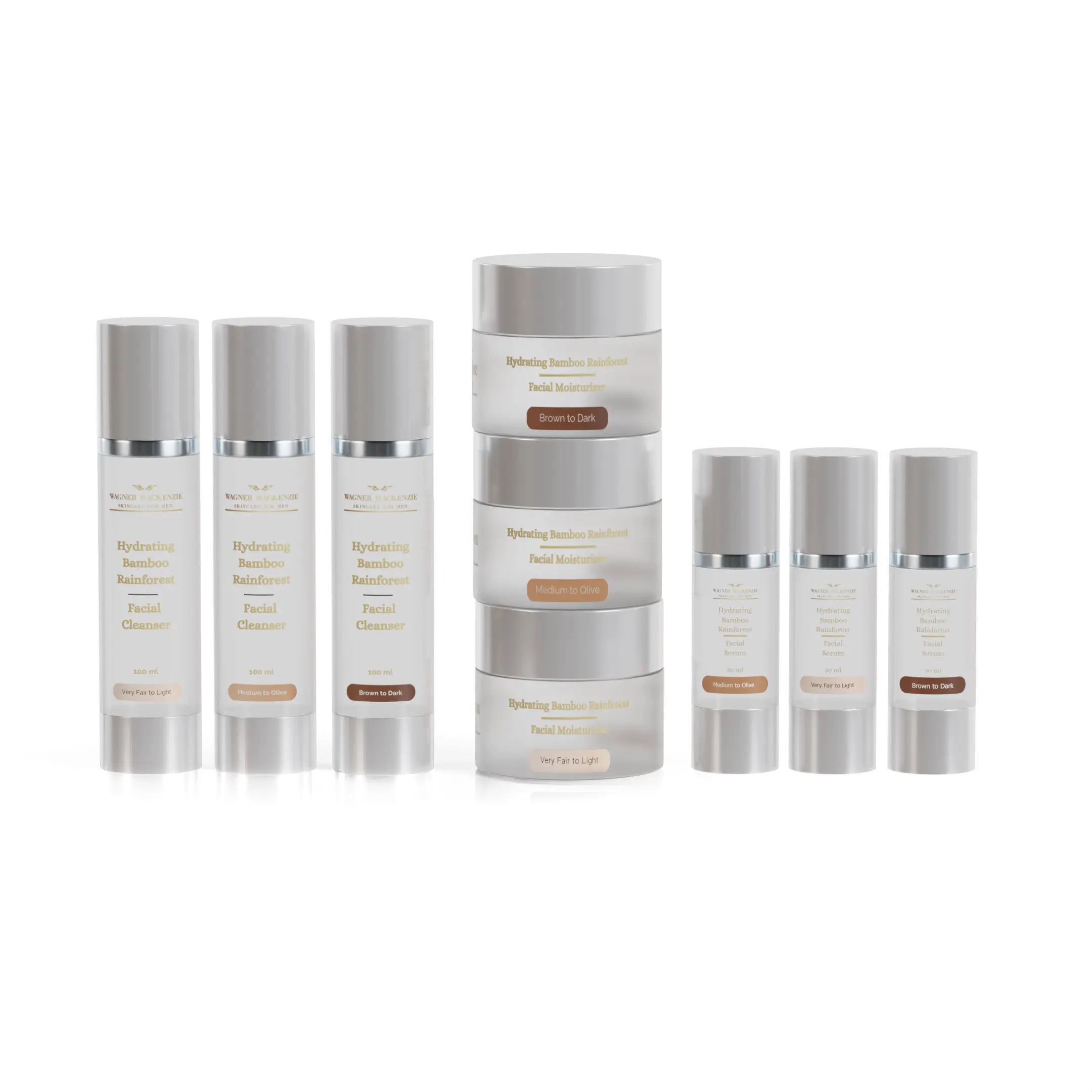Hydrating Bamboo Rainforest Men's Skincare Routine Starter Bundle Fast Bundle Wagner MacKenzie Skincare Skincare